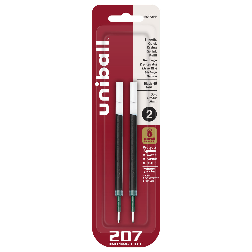 Pilot FriXion Erasable Gel Pen Refills Fine Point 0.7 mm Black Ink