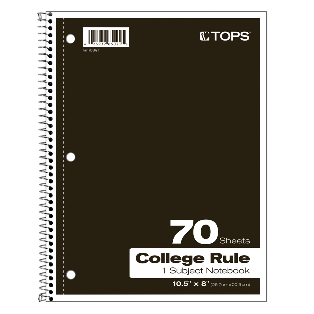 TOPS FocusNotes Notebook 9 x 11 100 Sheets - Office Depot