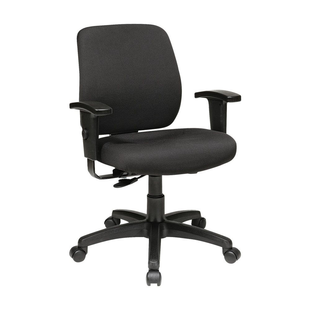 Office Star Air Grid Deluxe Task Chair Black Office Depot