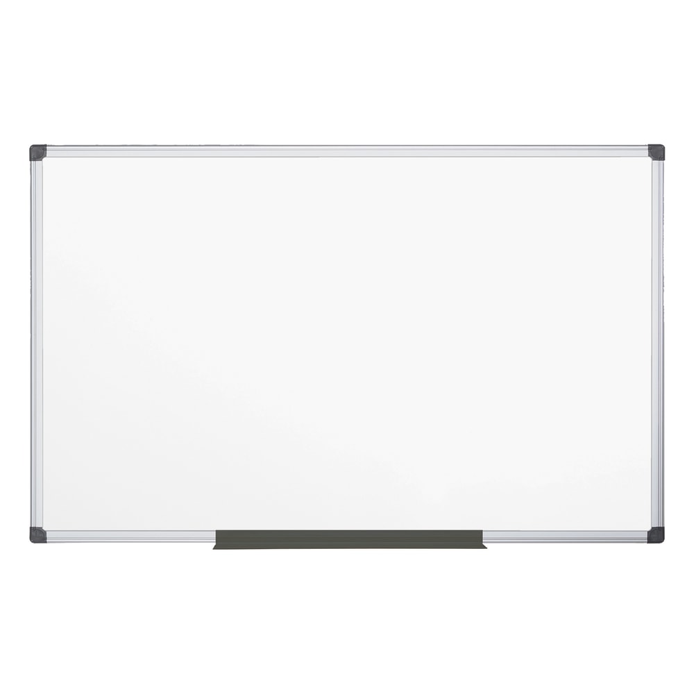 WorkPro Porcelain Magnetic Dry Erase Whiteboard 48 x 96 Aluminum
