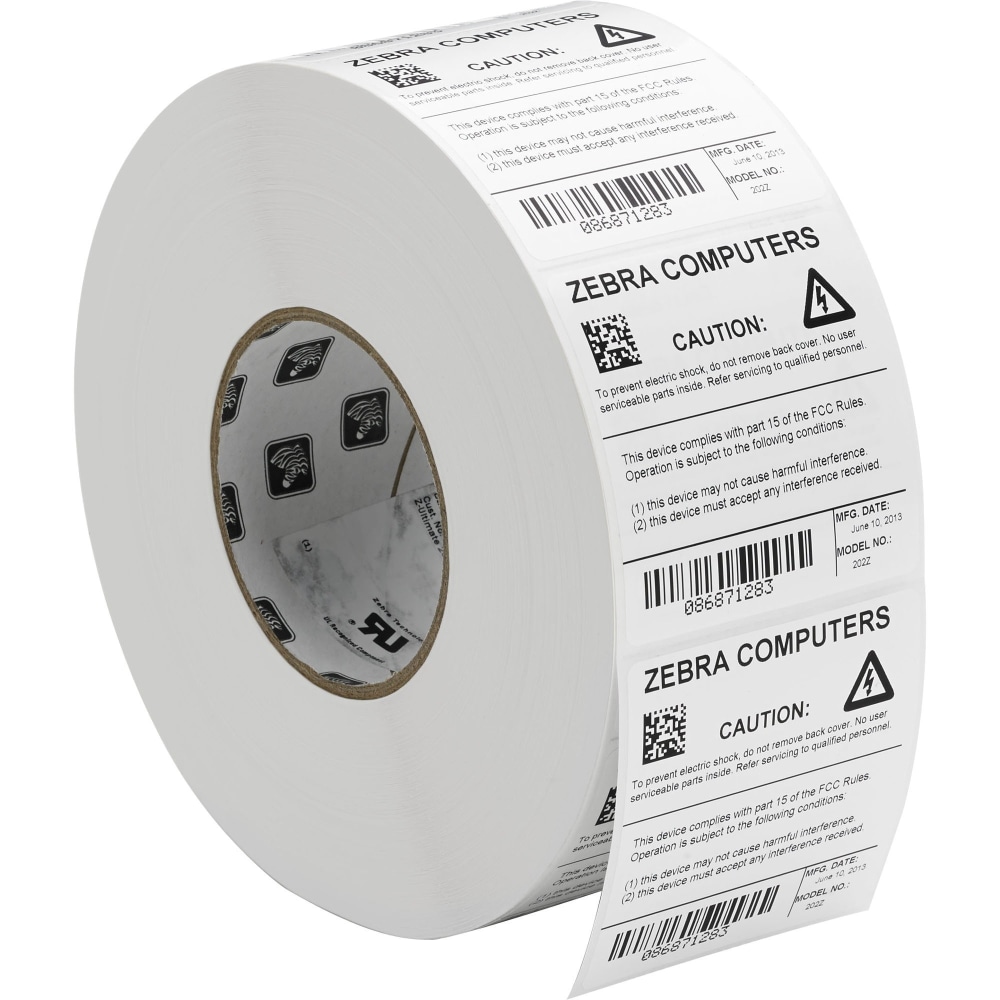 Zebra Z Perform 2000T Thermal Transfer Labels 2 x 1 2490 Labels