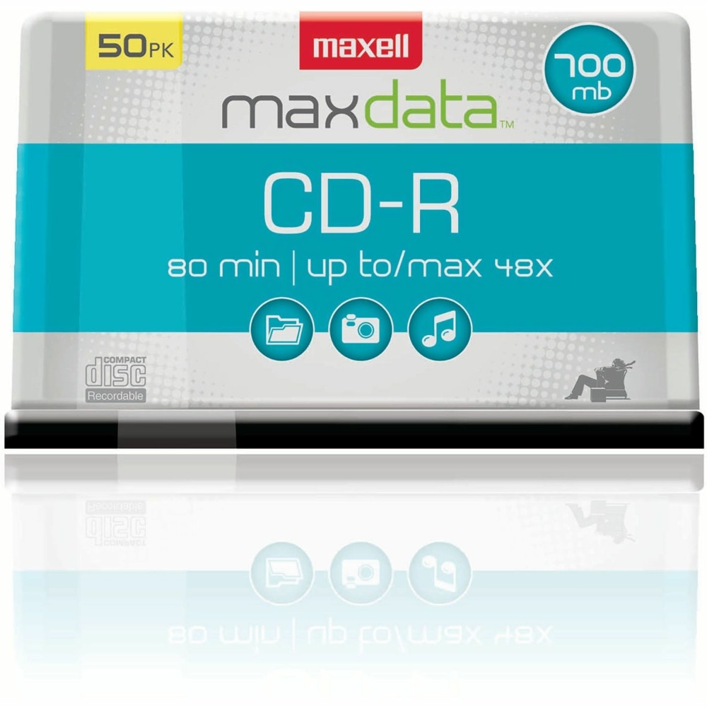 Maxell DVD R Recordable Media Spindle 4.7GB120 Minutes Pack Of 25