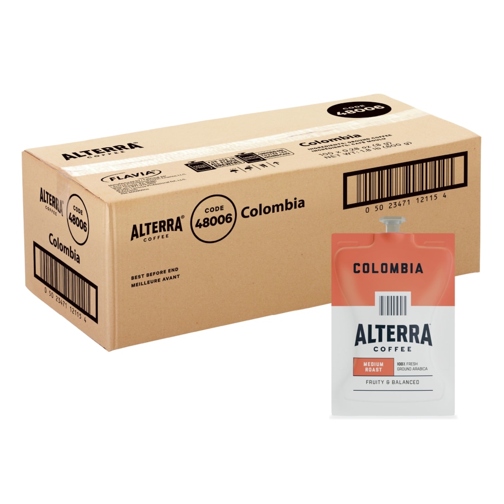 FLAVIA Coffee ALTERRA Single Serve Coffee Freshpacks Hazelnut