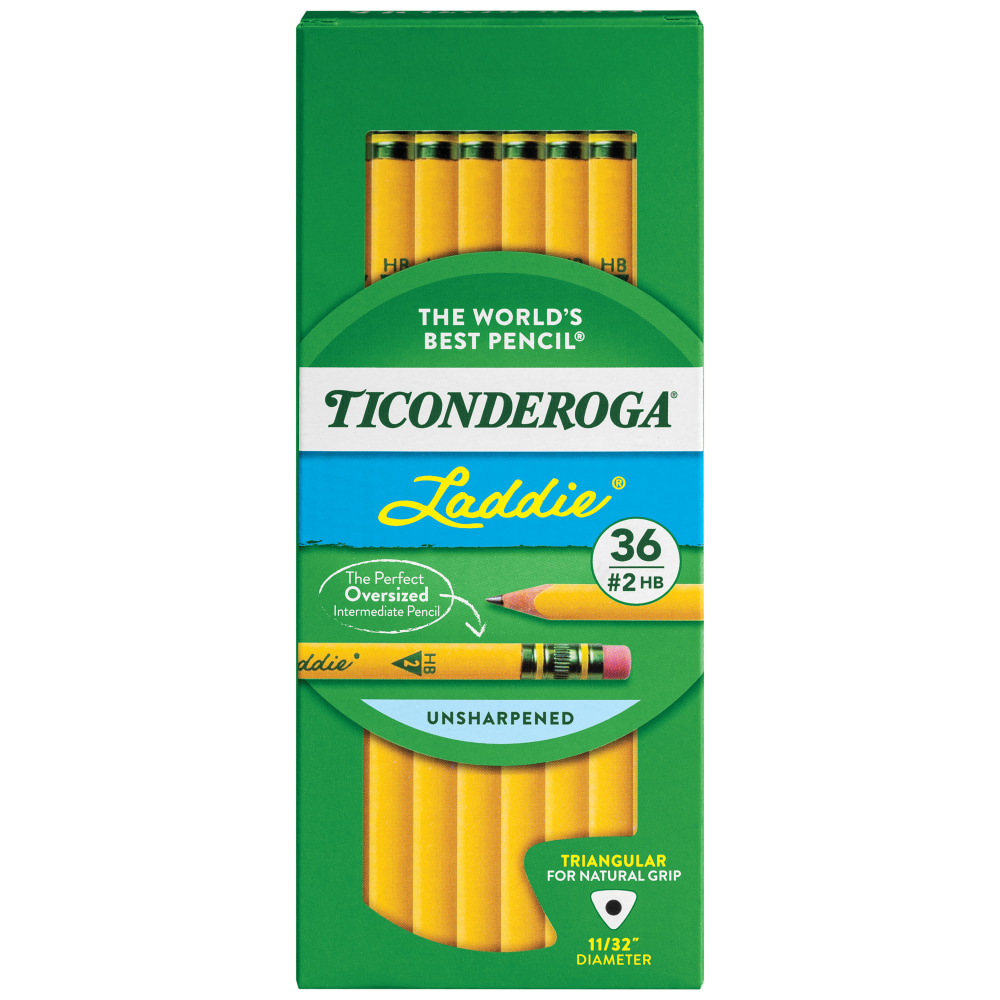 Ticonderoga Dixon Pencils 2 Soft Lead Box Of 144 - Office Depot