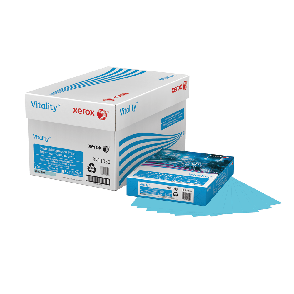 Xerox Vitality Pastel Color Multi Use Printer Copy Paper 10 Reams