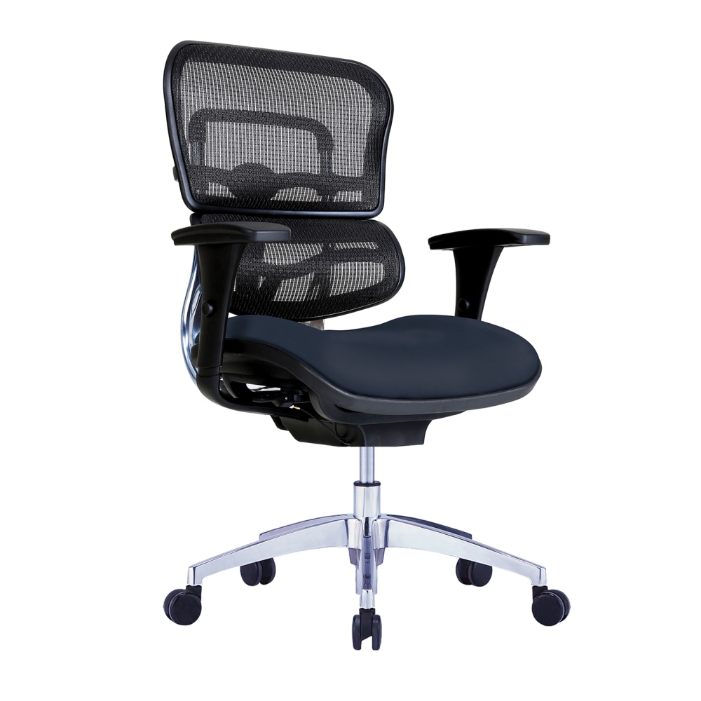 Realspace Mayhart Vinyl Mid Back Task Office Chair Black BIFMA Compliant Office Depot