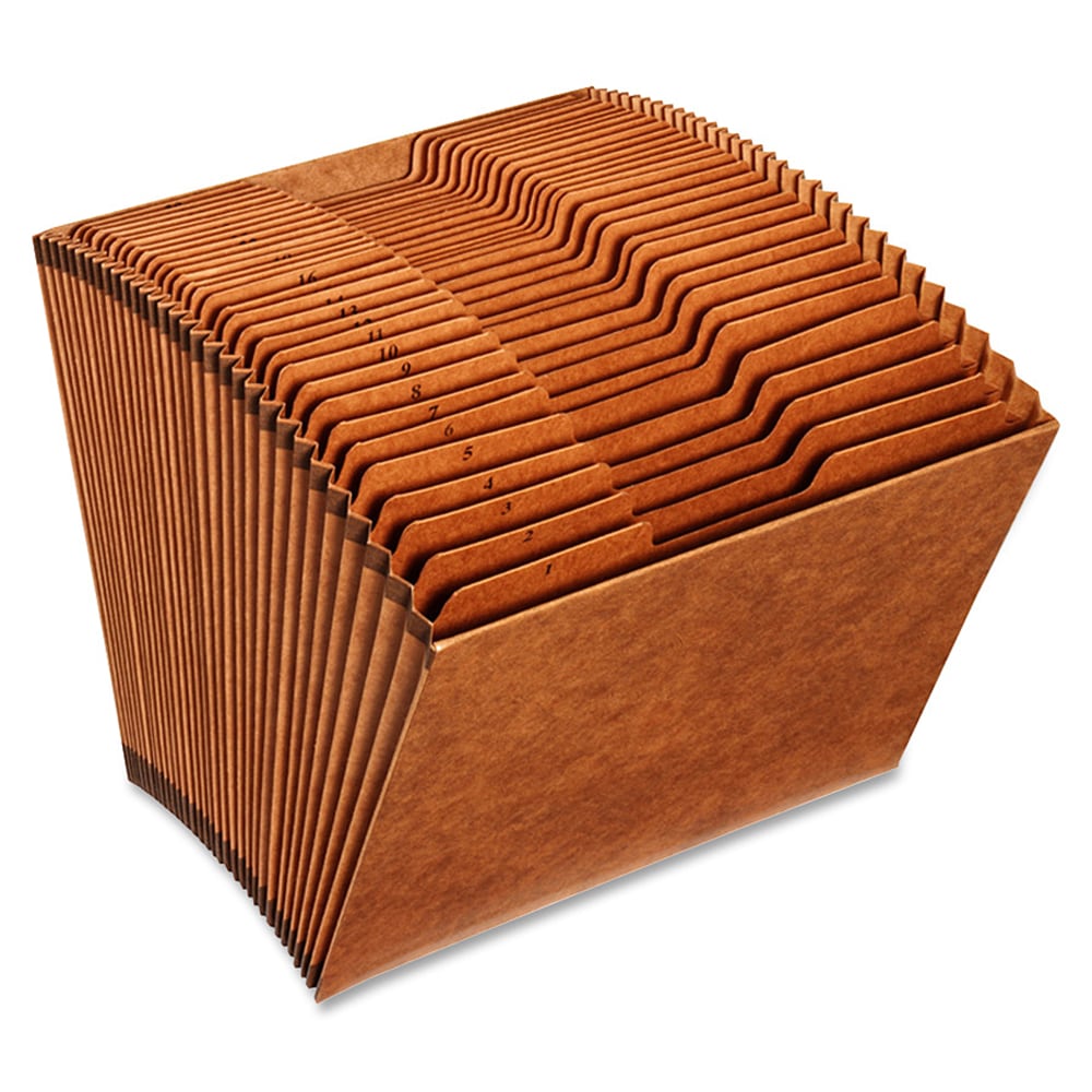 Globe Weis A Z Accordion File Letter Size Brown - Office Depot