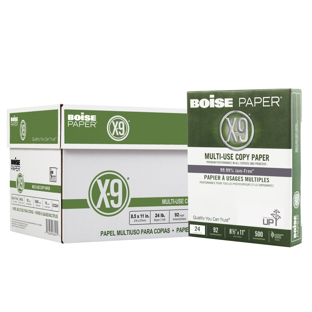 MATSTACKテクスチャーペーパー9冊セット Boise X 9 Multi Use Printer Copy Paper 300 Reams White Legal 8.5 x