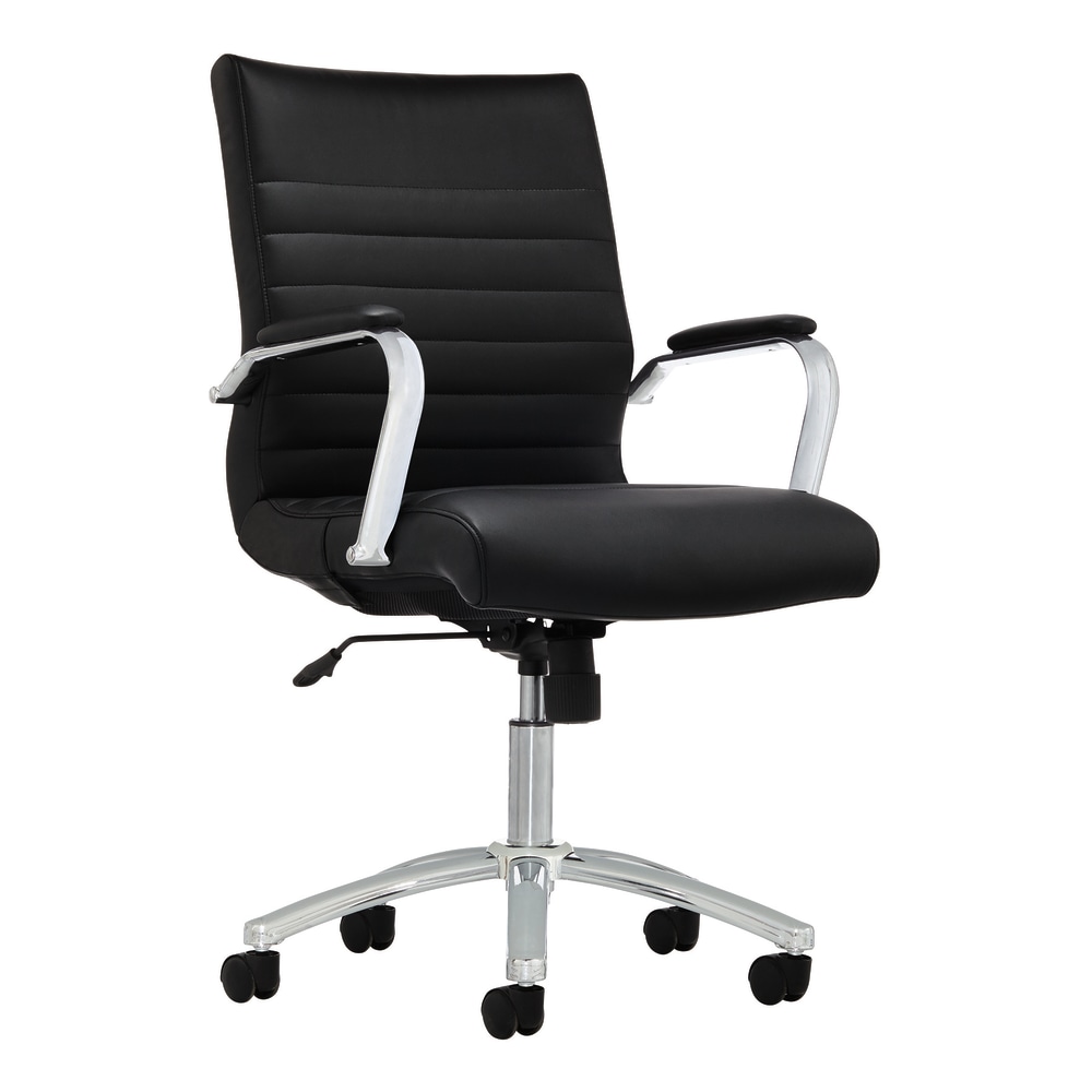 Realspace Hurston Bonded Leather High Back Executive Office Chair