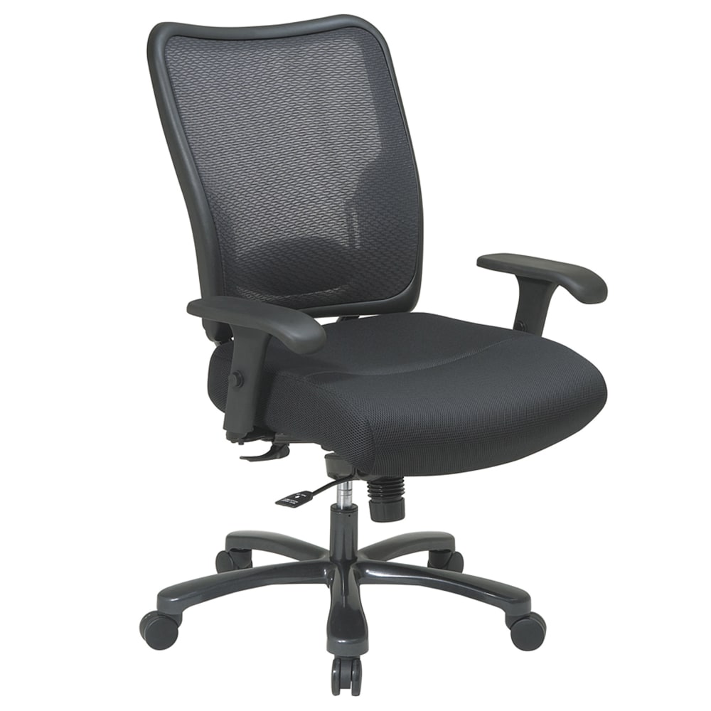 Raynor Miranda Multifunction High Back Chair Black - Office Depot