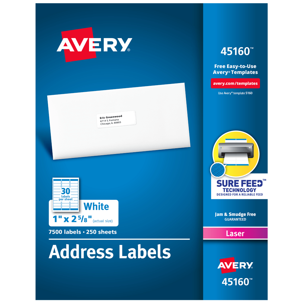 1-1/2 in. X 3-1/2 in. Address Labels - Office Depot