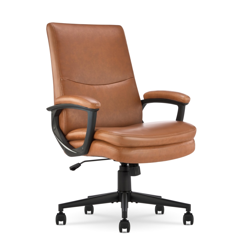 Realspace Treswell Bonded Leather High Back Executive Office Chair