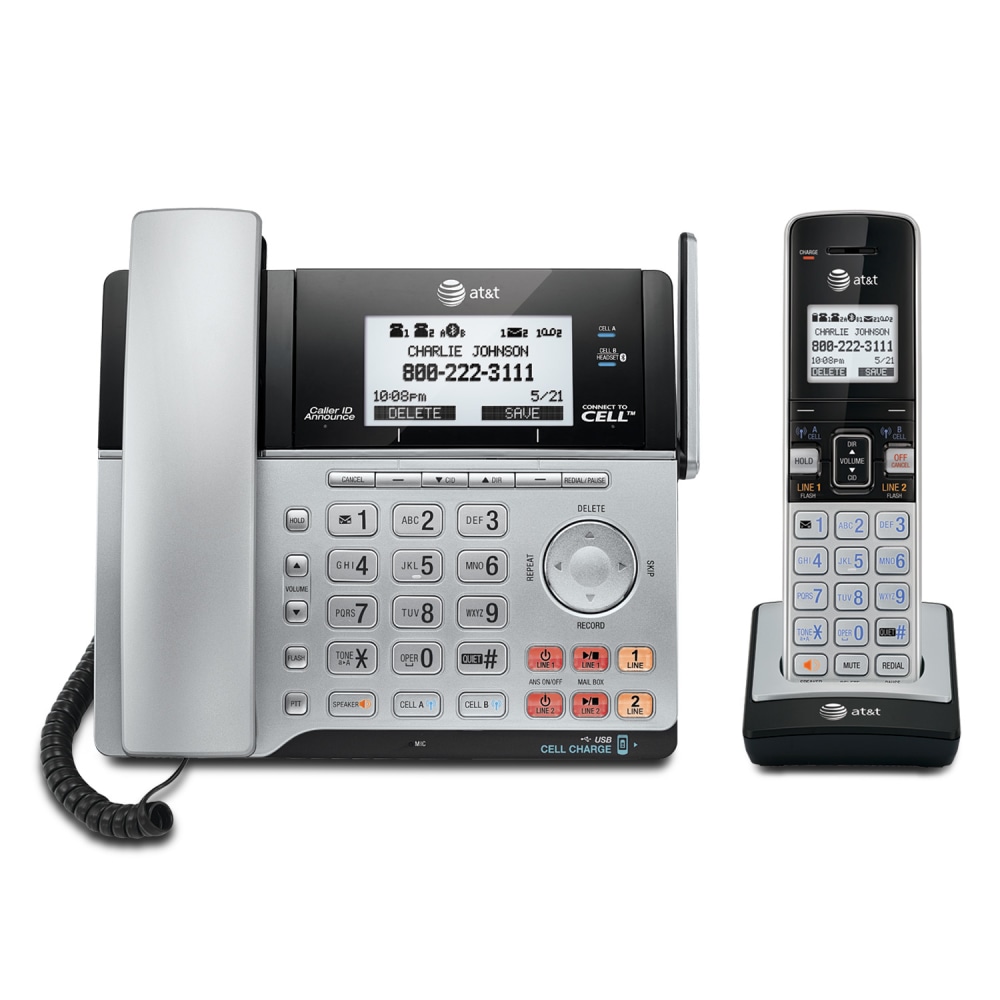 Panasonic KX TGD532W DECT 6.0 PLUS Expandable Digital Cordless