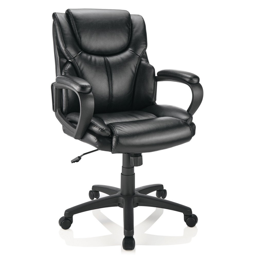 Realspace Jancy Mesh Low Back Task Office Chair BlackChrome BIFMA