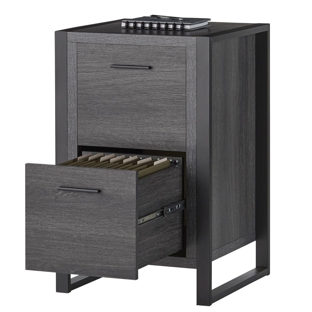 WorkPro 26 12 D Vertical 5 Drawer File Cabinet Light Gray - Office