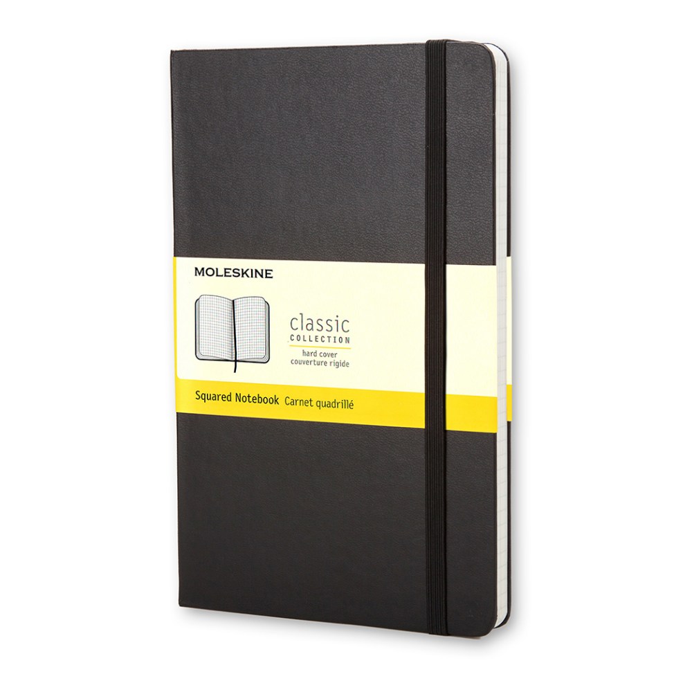 Moleskine Classic Hard Cover Notebook 5 x 8 14 Ruled 240