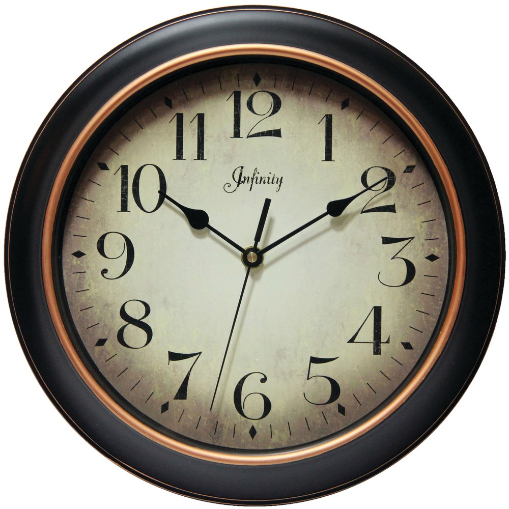 SKILCRAFT Self Set Wall Clock 16 12 W BlackWhite AbilityOne 6645