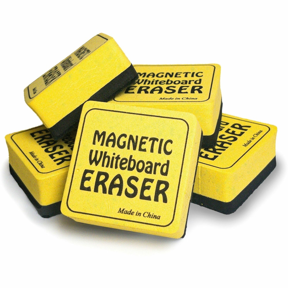 Ashley Productions Magnetic Whiteboard Erasers 3 34 Purple