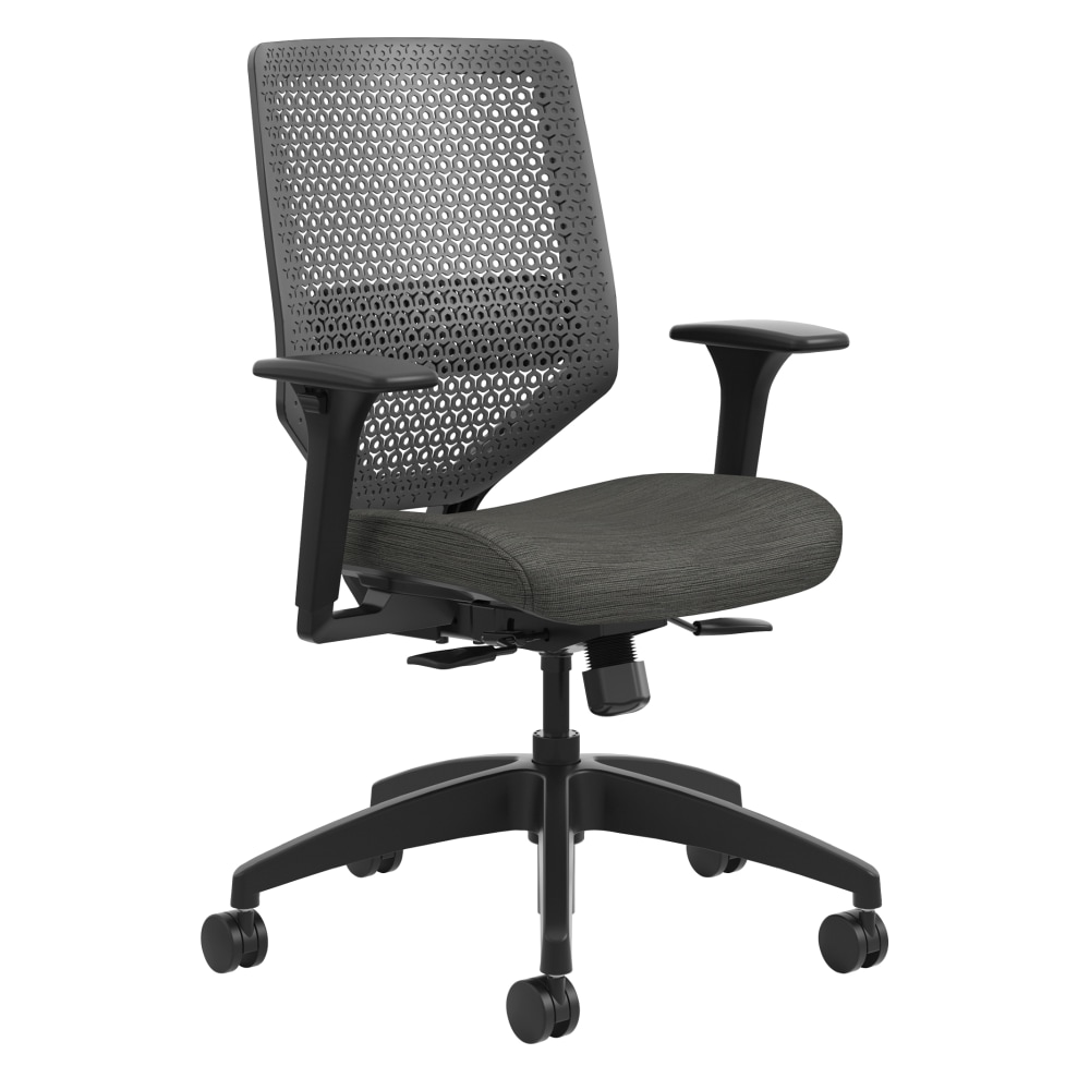 HON Basyx Wave HVL712 Mid Back Mesh Task Chair Black - Office Depot
