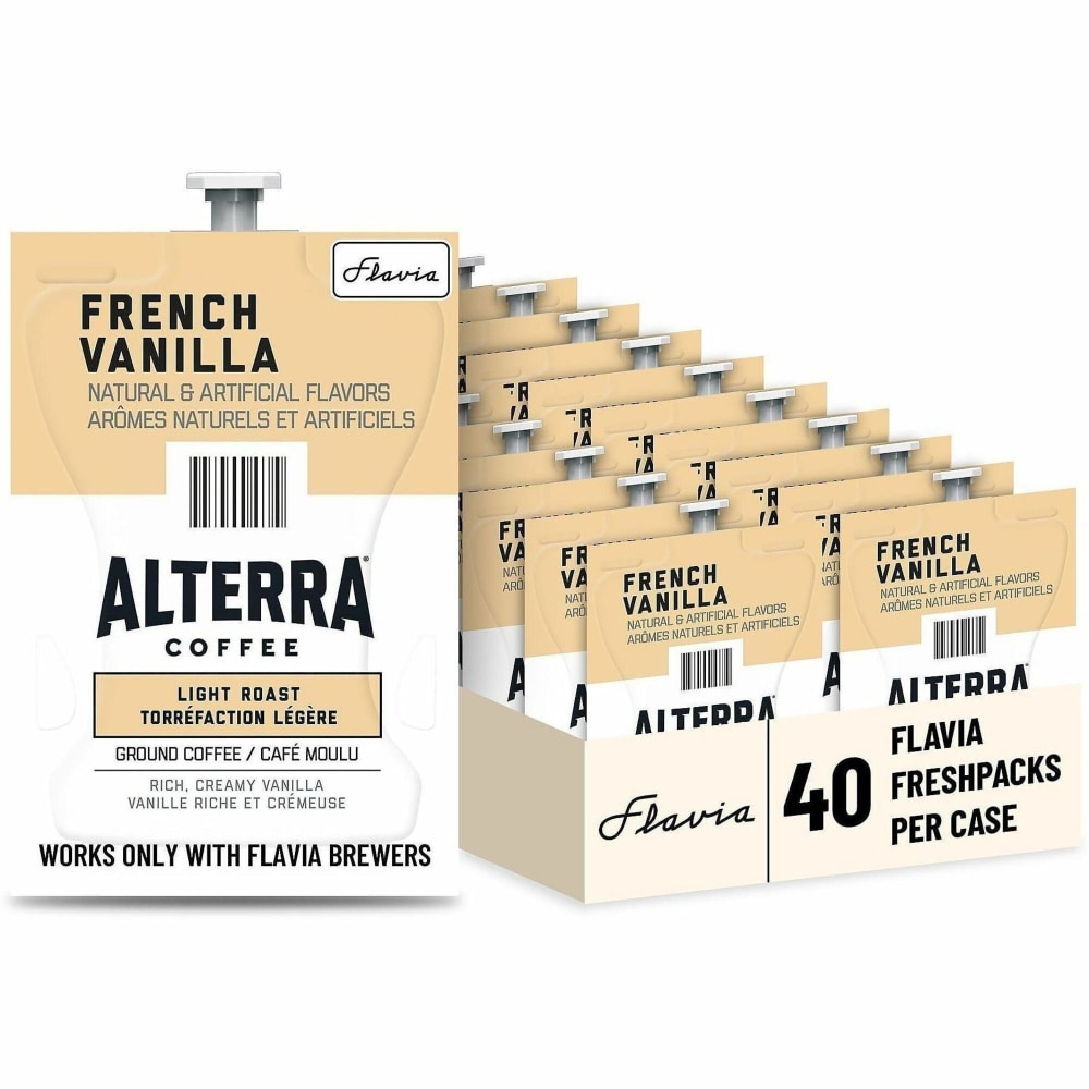 FLAVIA Coffee ALTERRA Single Serve Coffee Freshpacks Hazelnut