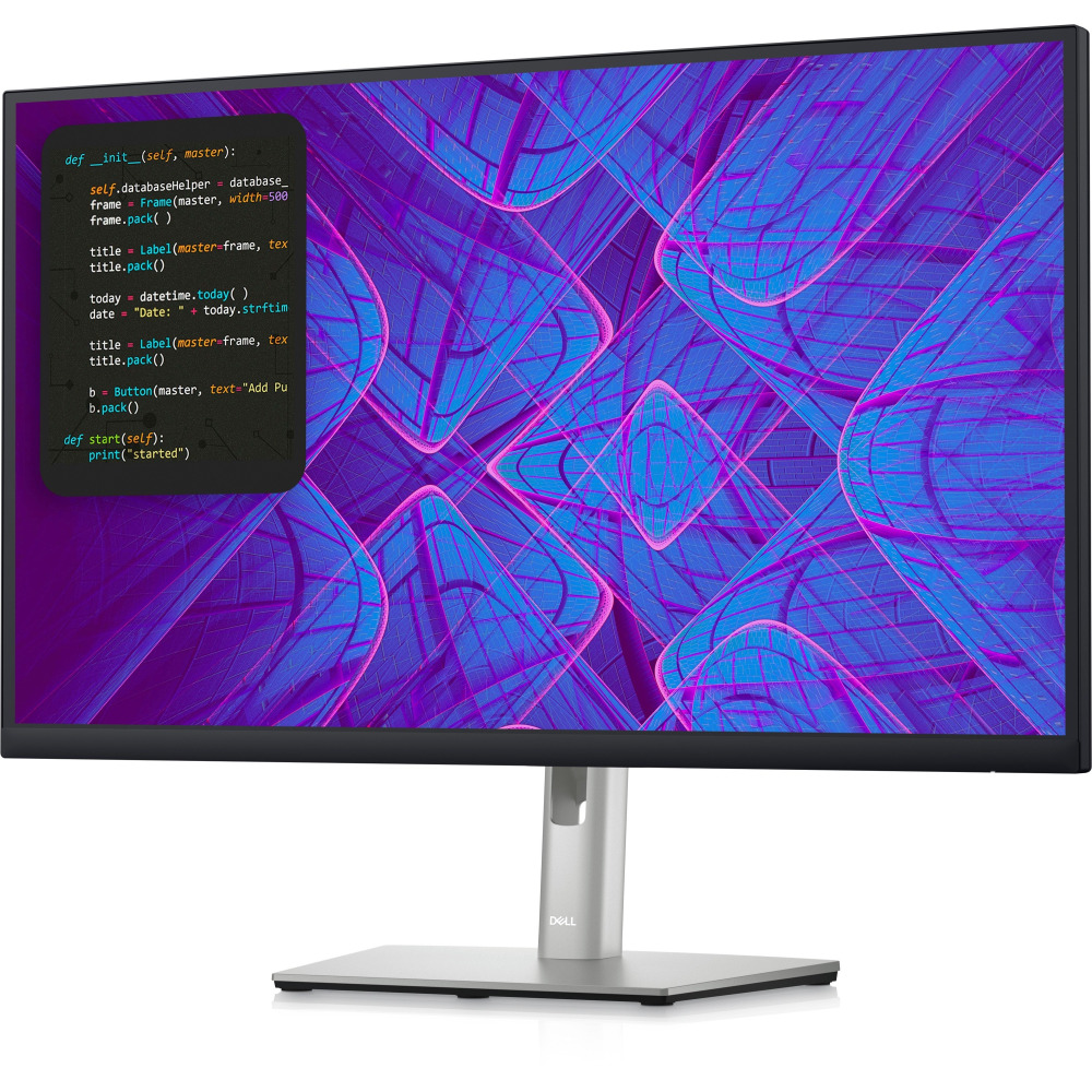 Dell P2423DE 24 Class QHD LCD Monitor 169 Black Silver 23.8