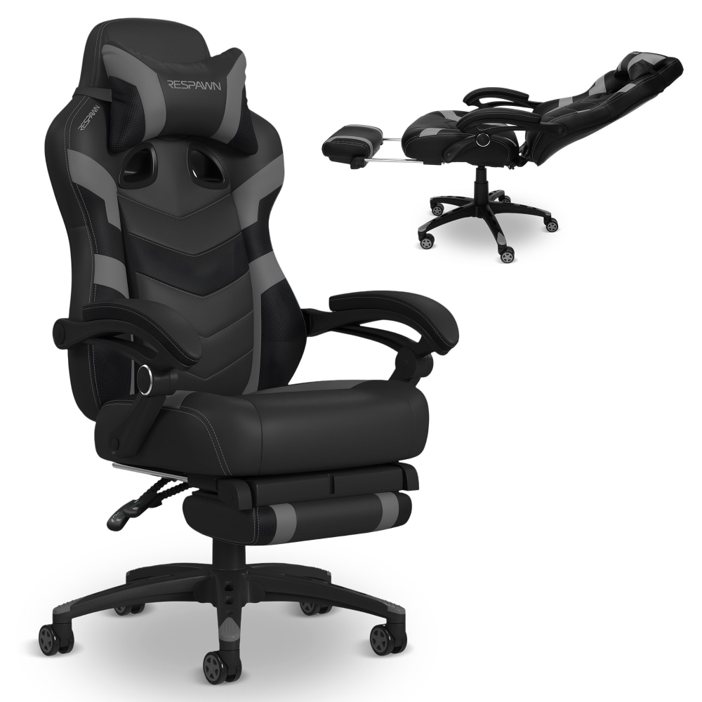 RS Gaming Saphira Ergonomic FabricVegan Leather High Back Gaming