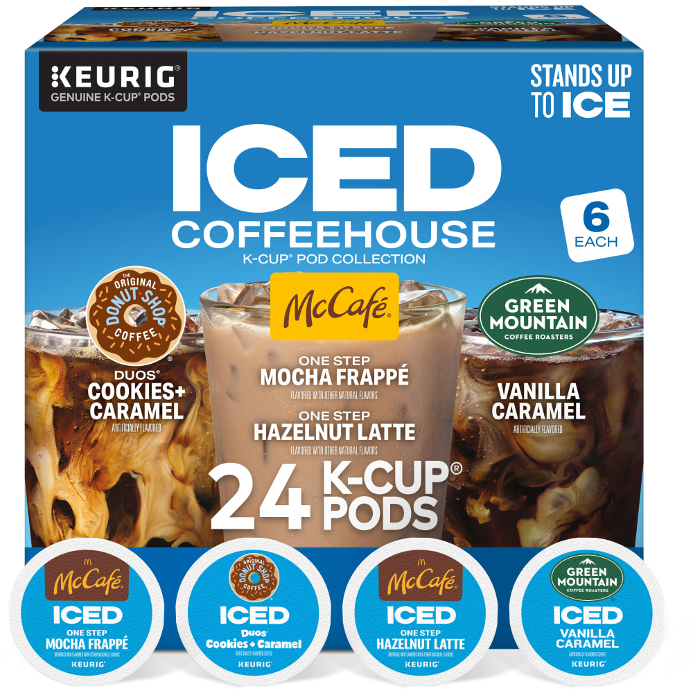 Keurig ICED Coffeehouse K Cup Pod Collection Variety Pack Medium