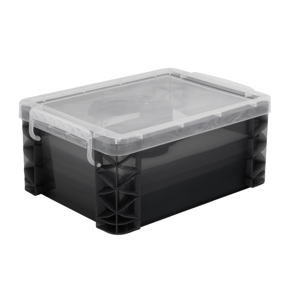IRIS 17 quart Storage Box External Dimensions 17.5 x12 x 17.5