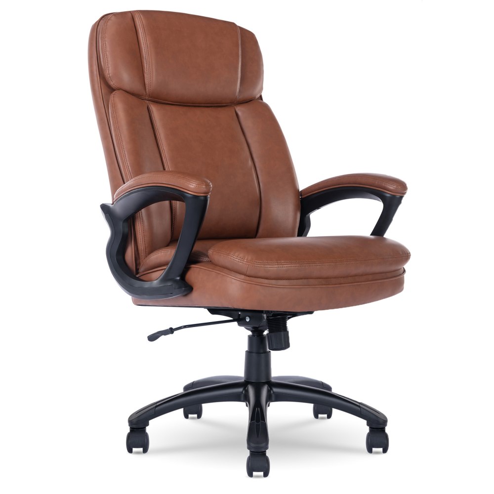 Serta SitTrue Ridgefield Ergonomic MeshVegan Leather High