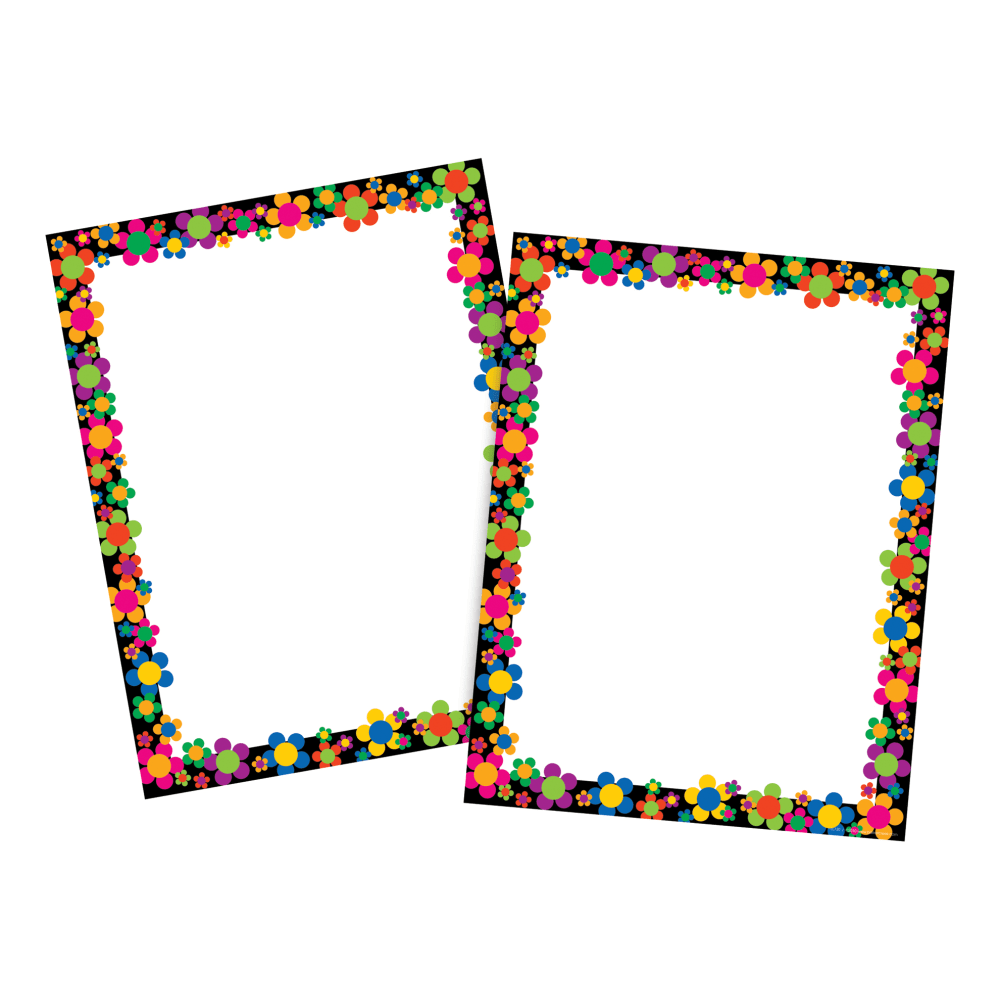 Neon Paisley Computer Paper, 50 sheets/Package - Barker