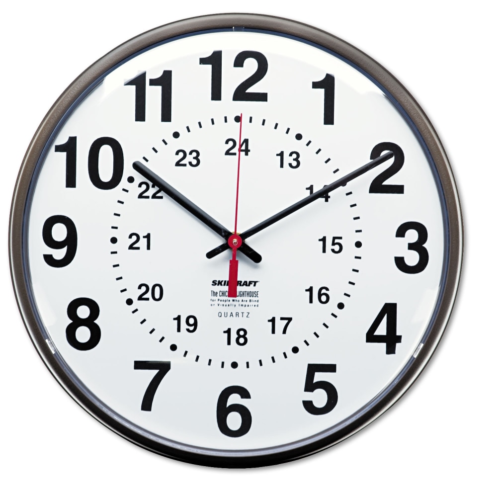 SKILCRAFT Atomic Clock AbilityOne 6645 01 491 9814 - Office Depot