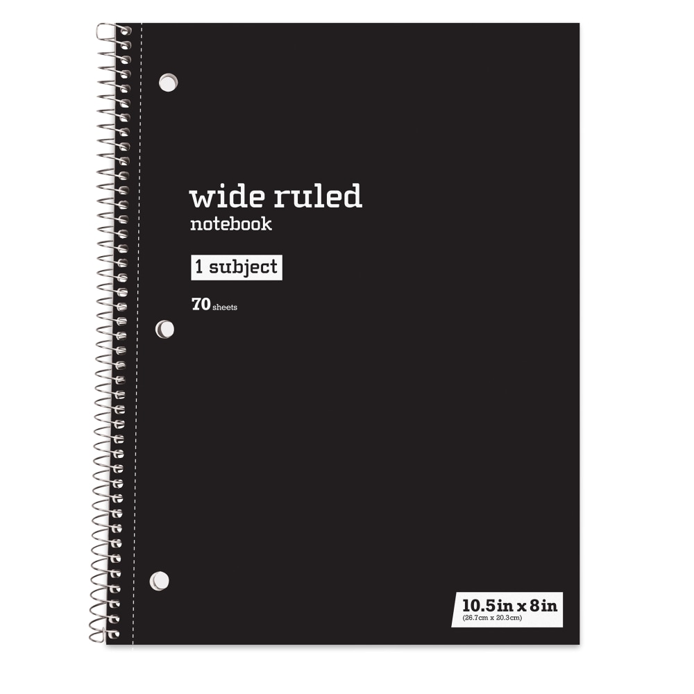 TUL Discbound Notebook With Leather Cover Letter Size Narrow