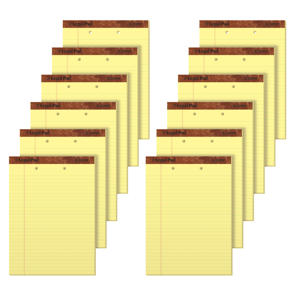 CAMBRIDGE Writing Pads 70枚 イエロー Amazon.com : Mead Writing Pads, Wide Ruled Paper, 8-1/2