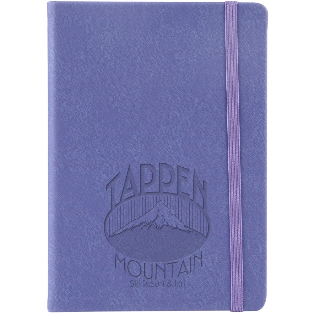 6x8 Deluxe Journal Brown PU w Snap Closure - Office Depot