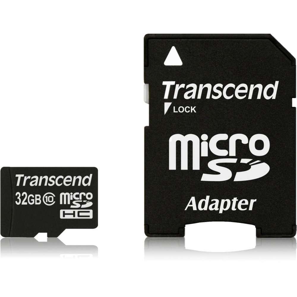 Transcend Flash memory card 32 GB Class 10 SDHC - Office Depot