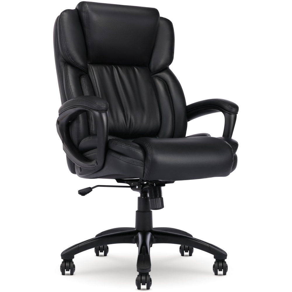 Realspace Hurston Bonded Leather High Back Executive Office Chair