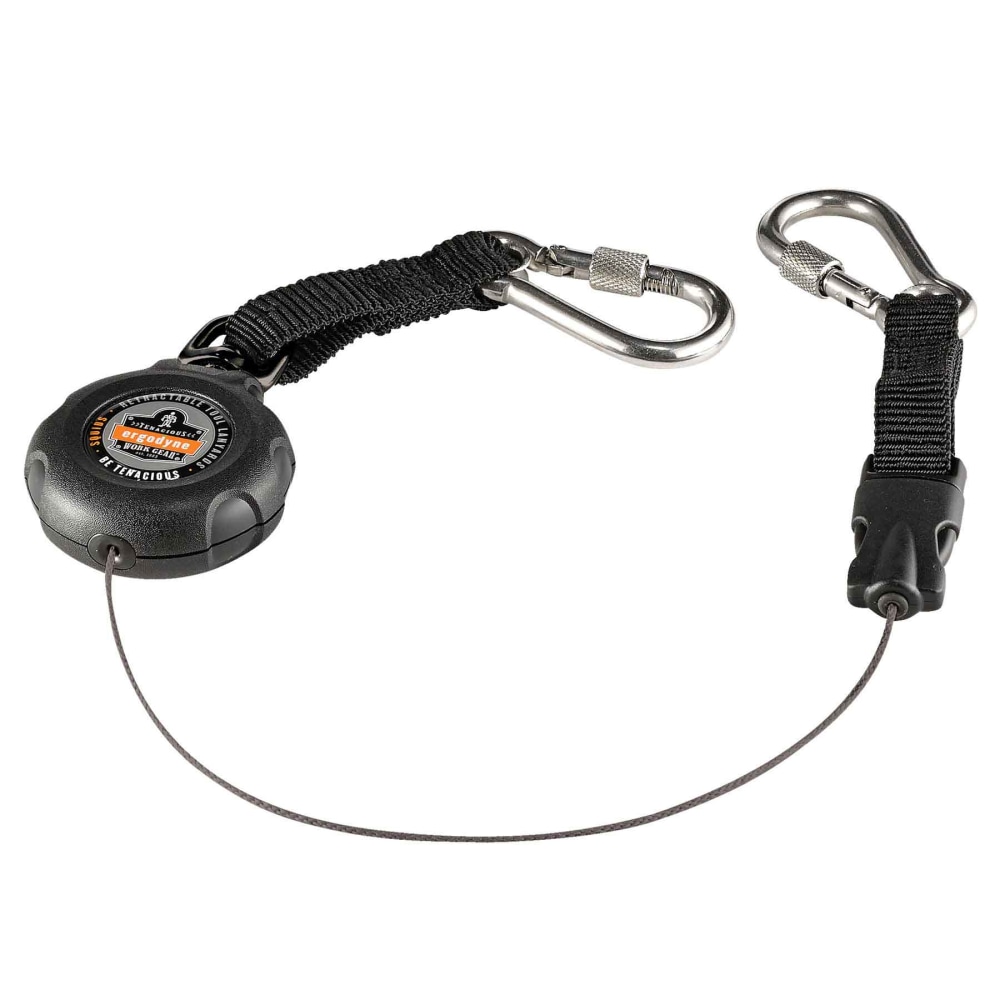 Advantus Deluxe Lanyard with J Hook Black Box of 24 - Office