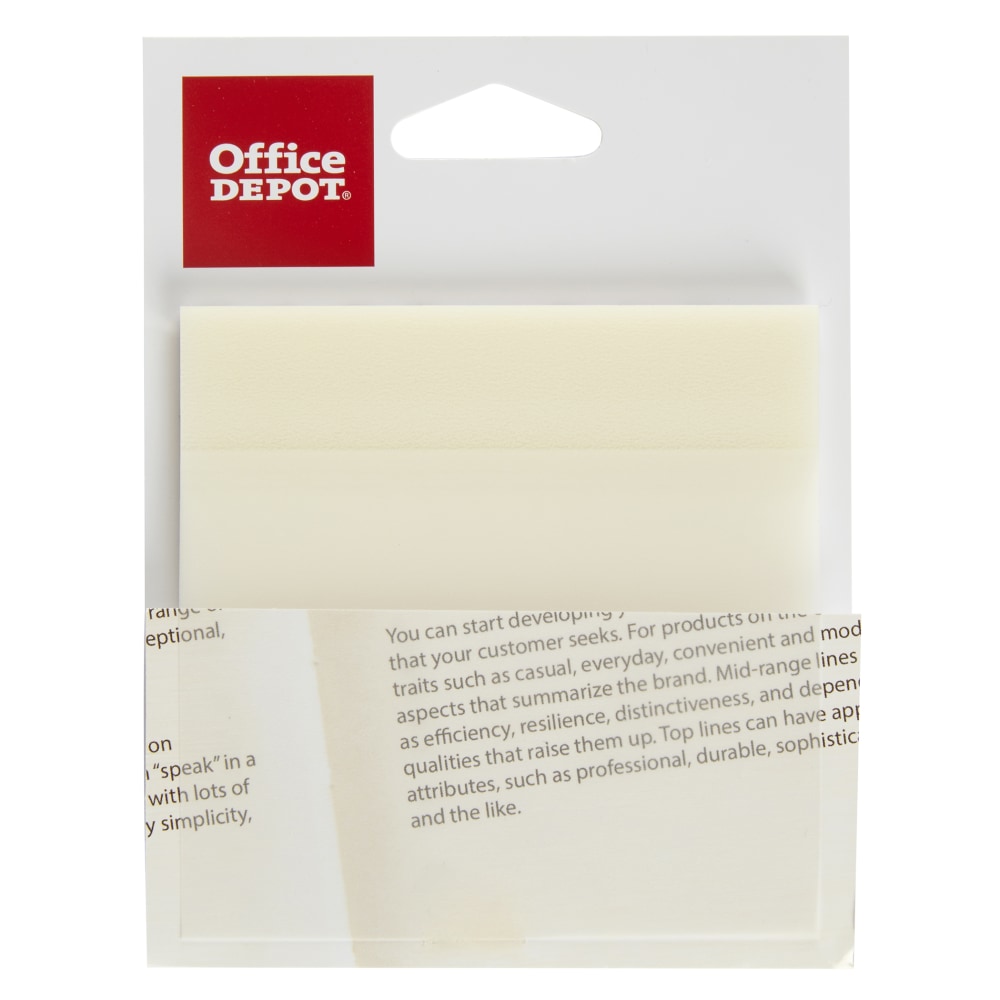 Office Depot Brand Sticky Notes Value Pack 3 x 3 Yellow 100