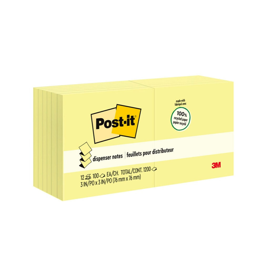 Post it Pop Up Notes 6 Pads 3 in x 3 in Clean Removal School