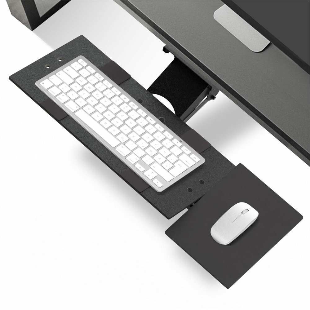 3M Underdesk Knob Adjustable Keyboard Tray Black T32809