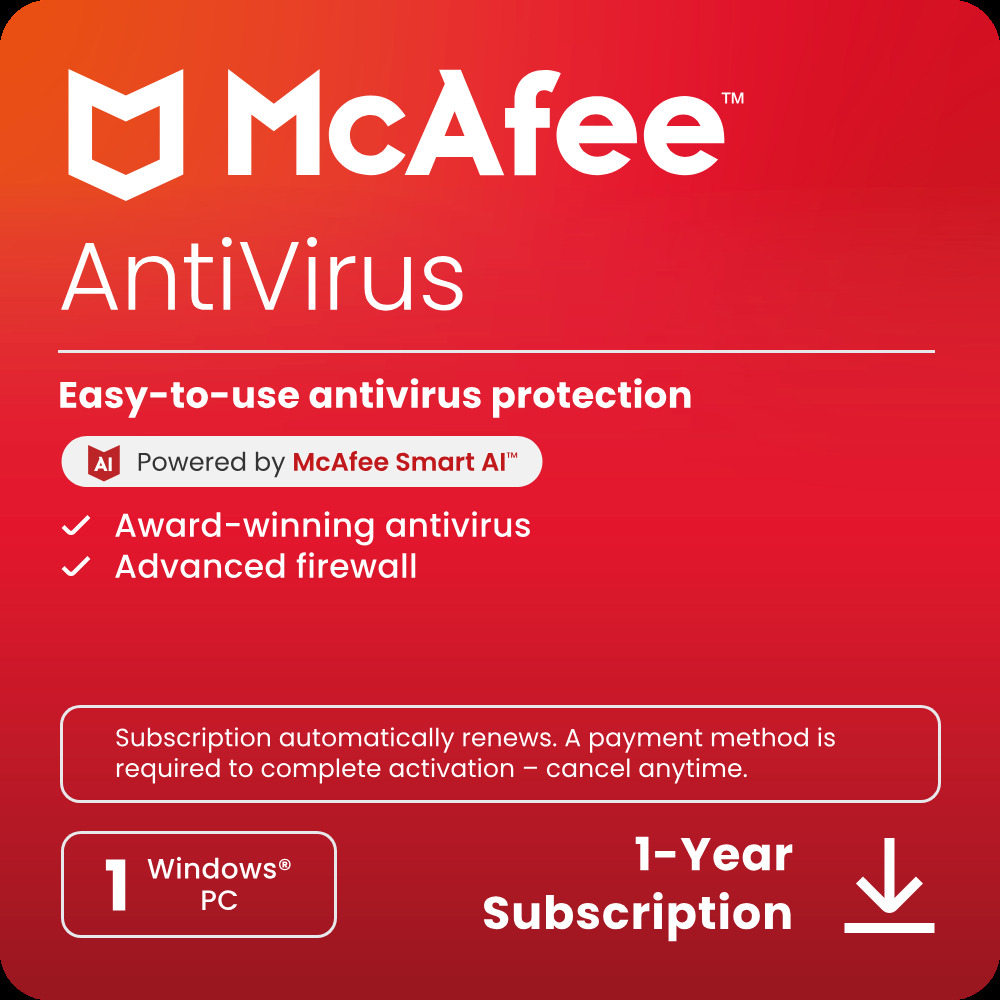 McAfee LiveSafe, Lifetime, 1 Device, Key and 50 similar items