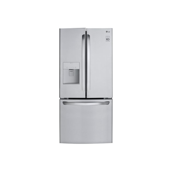 LG LFDS22520S - Refrigerator/freezer - french door bottom freezer with water dispenser - width: 29.8 in - depth: 35.5 in - height: 68.5 in - 21.8 cu. 