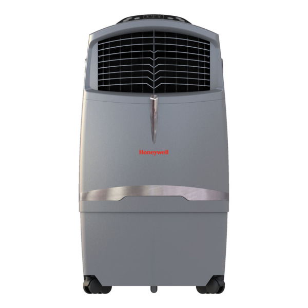 Evaporative Air Cooler For Indoor and Outdoor Use - 30 Liter (Grey) - Cooler - 320 Sq. ft. Coverage - Activated Carbon Filter - Gray - Honeywell CO30XE