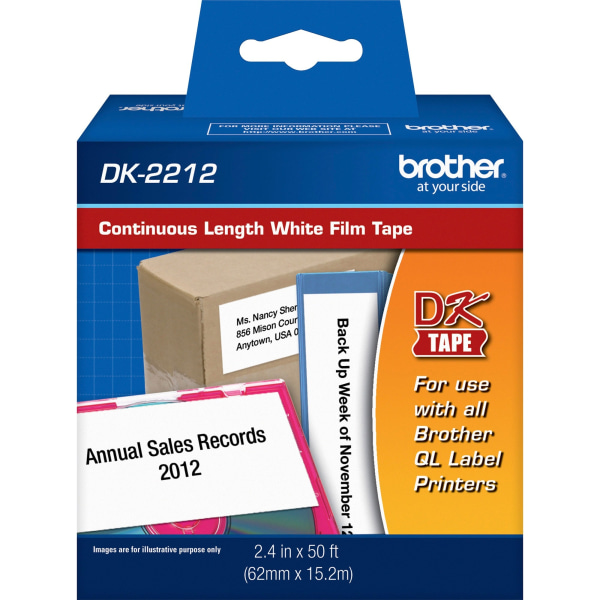 UPC 012502611745 product image for Brother DK2212 Label Tape, 2-3/7 X 50' | upcitemdb.com