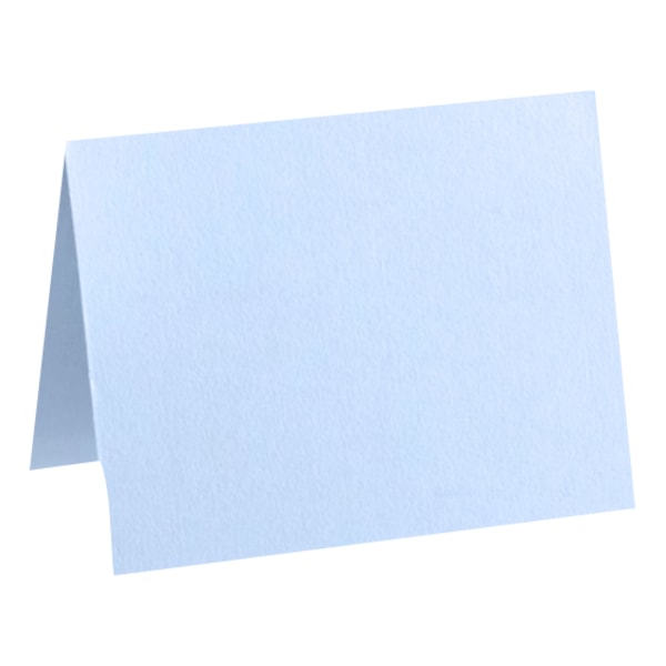 LUX Folded Cards, A6, 4 5/8" x 6 1/4", Baby Blue, Pack Of 50