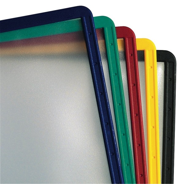 Photos - File Folder / Lever Arch File Durable InstaView Desktop Reference Replacement Sleeves, Assorted Colors, Pack Of 5 554800 