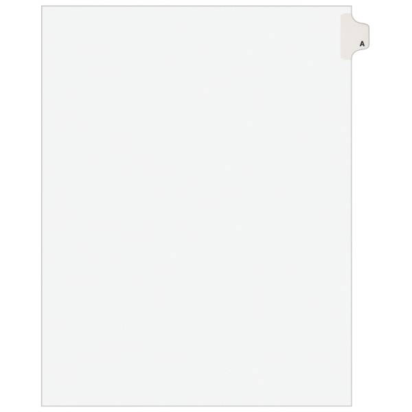 UPC 072782014018 product image for Avery® Individual Legal Dividers Avery® Style, Letter Size, Side Tab A, Pack Of  | upcitemdb.com