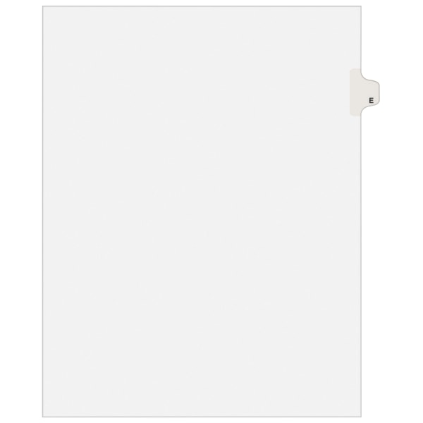 UPC 072782014056 product image for Avery® 30% Recycled Side-Tab Legal Exhibit Dividers, Tab Title E, Pack Of 25 | upcitemdb.com