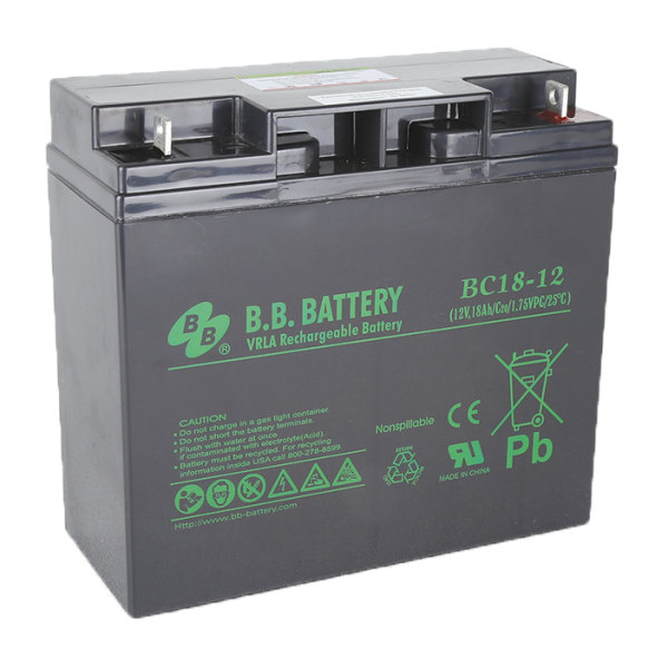 B&B BC Series Battery, BC18-12, B-SLA1218