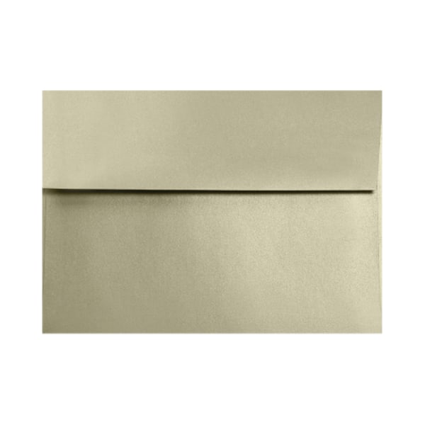 LUX Invitation Envelopes, A6, Gummed Seal, Silversand, Pack Of 50